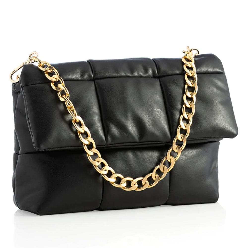 NWOT Shiraleah Quilted Oversized Clutch